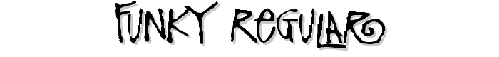 Funky Regular font